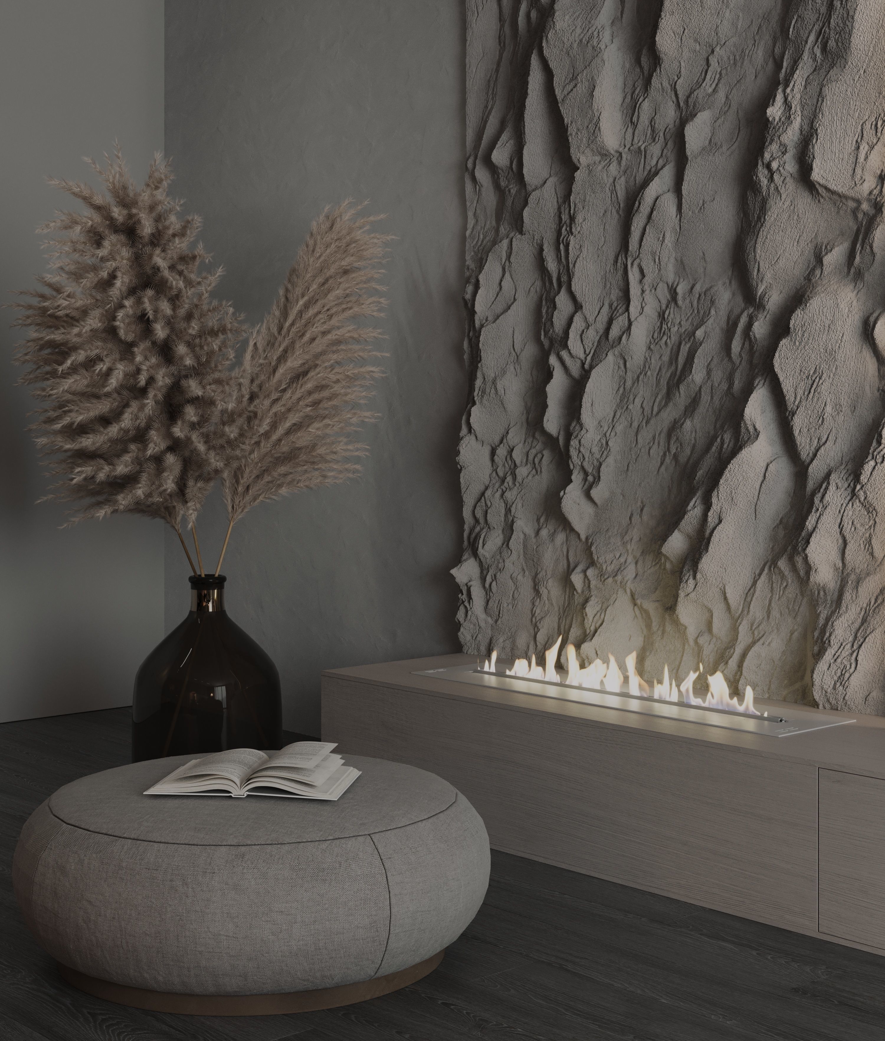 master bedroom interior scene 3D model_7