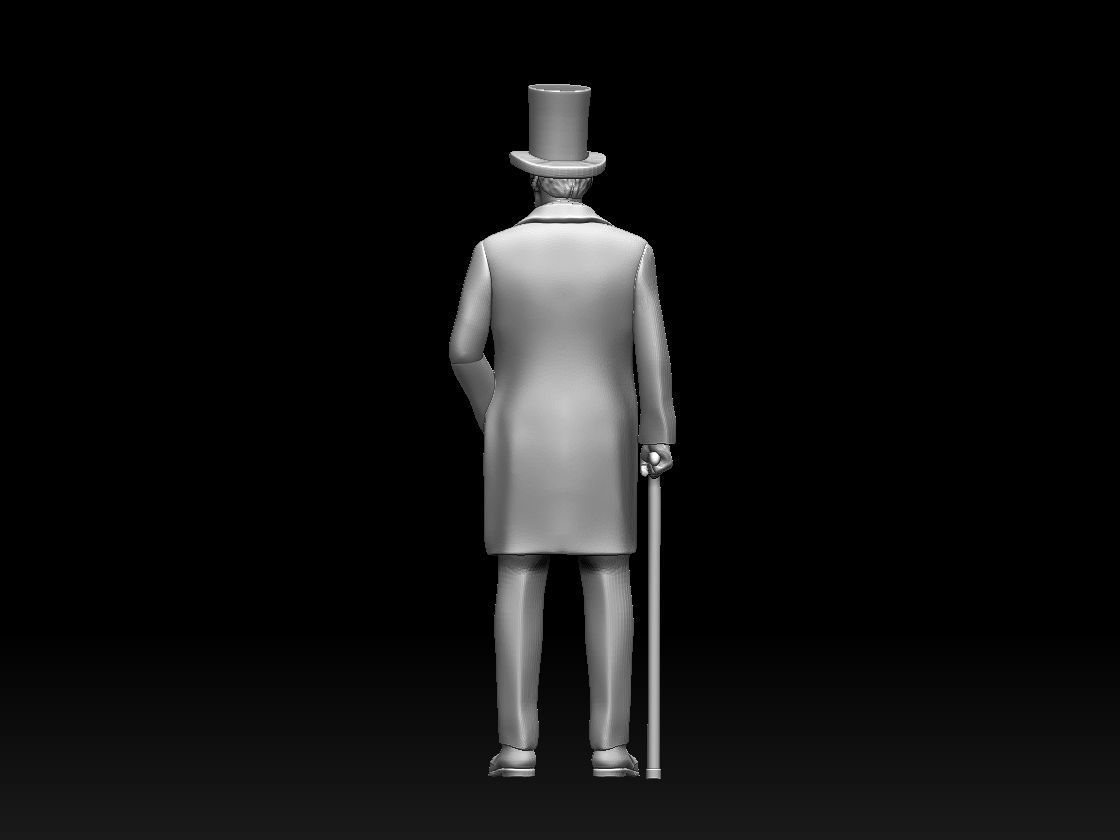 gentleman 3D print model_2
