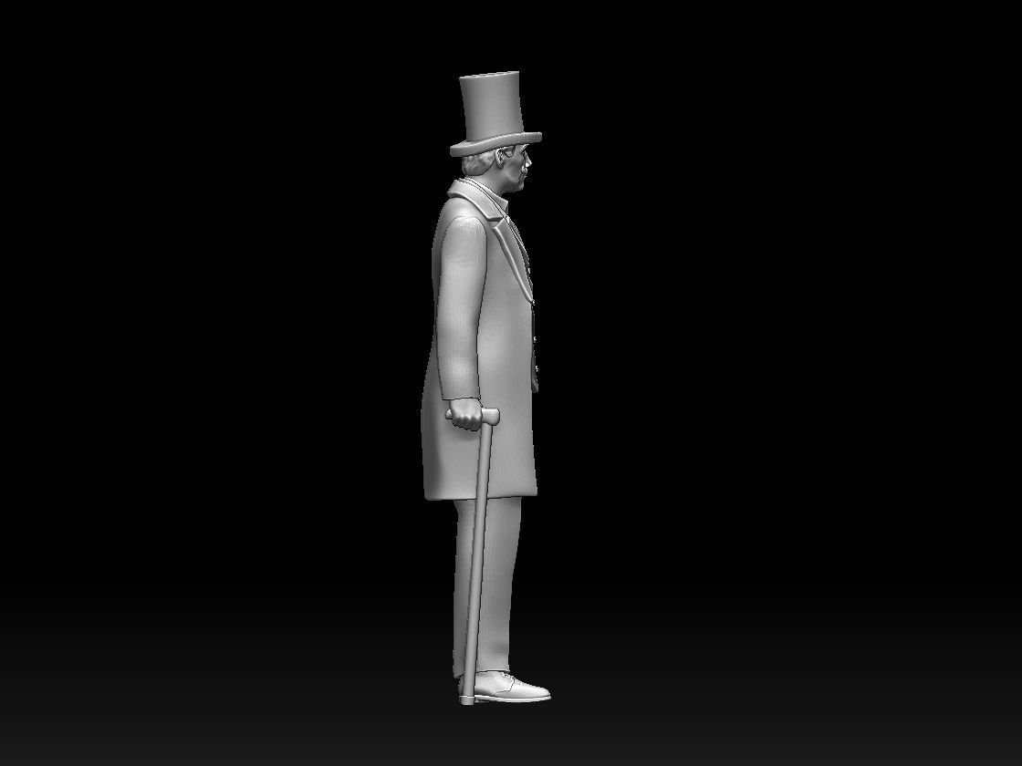 gentleman 3D print model_5
