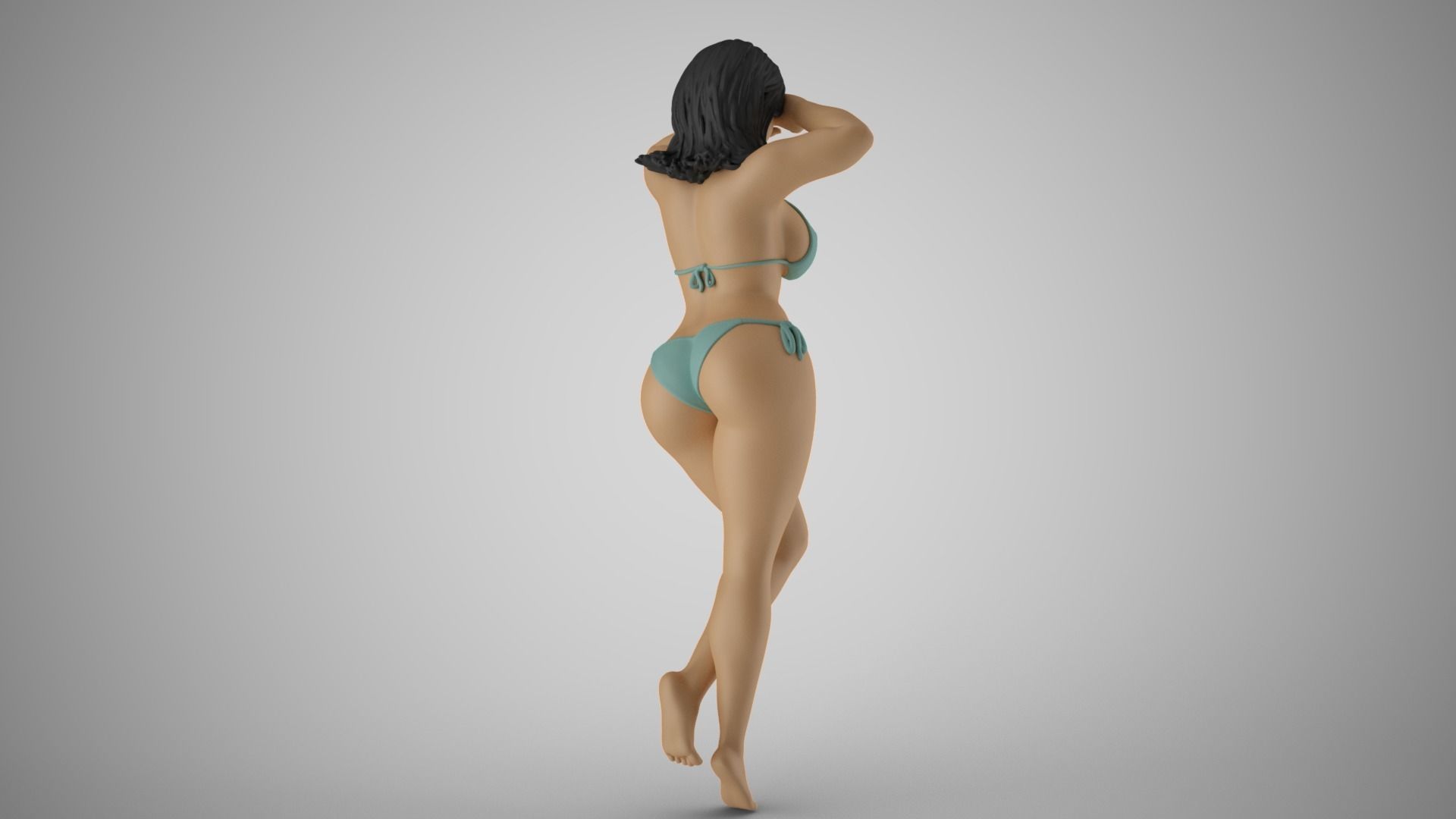 Girl Eyes Get Sunburn 3D print model_6