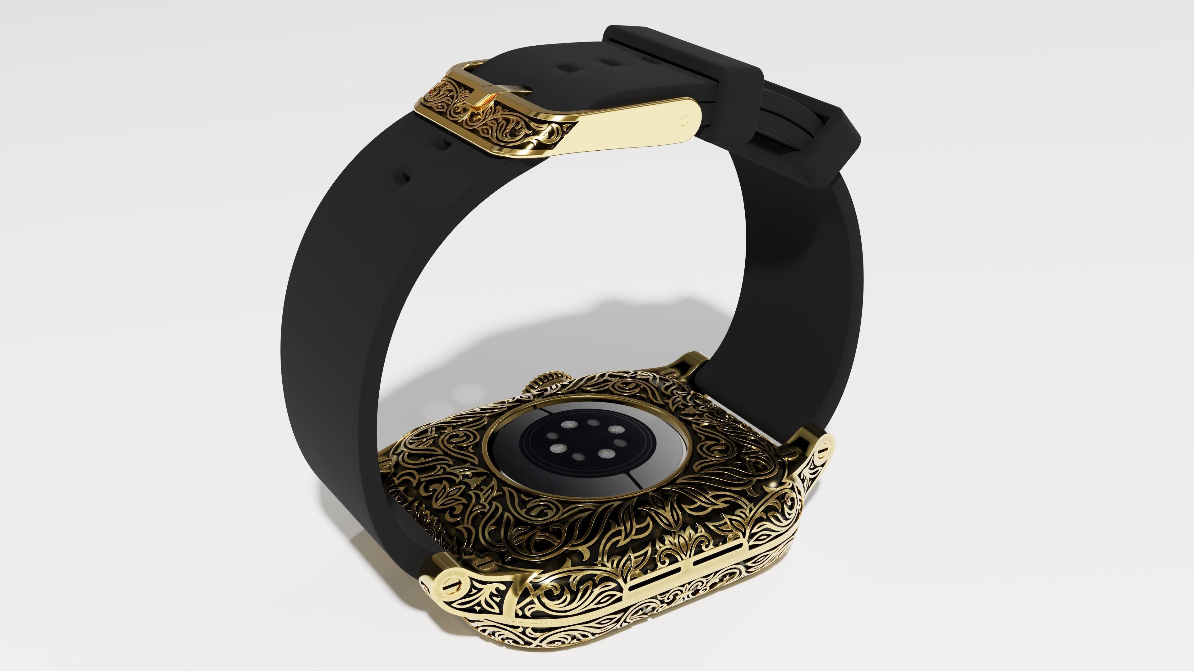 Case for Apple watch 6  40mm 3D print model_10