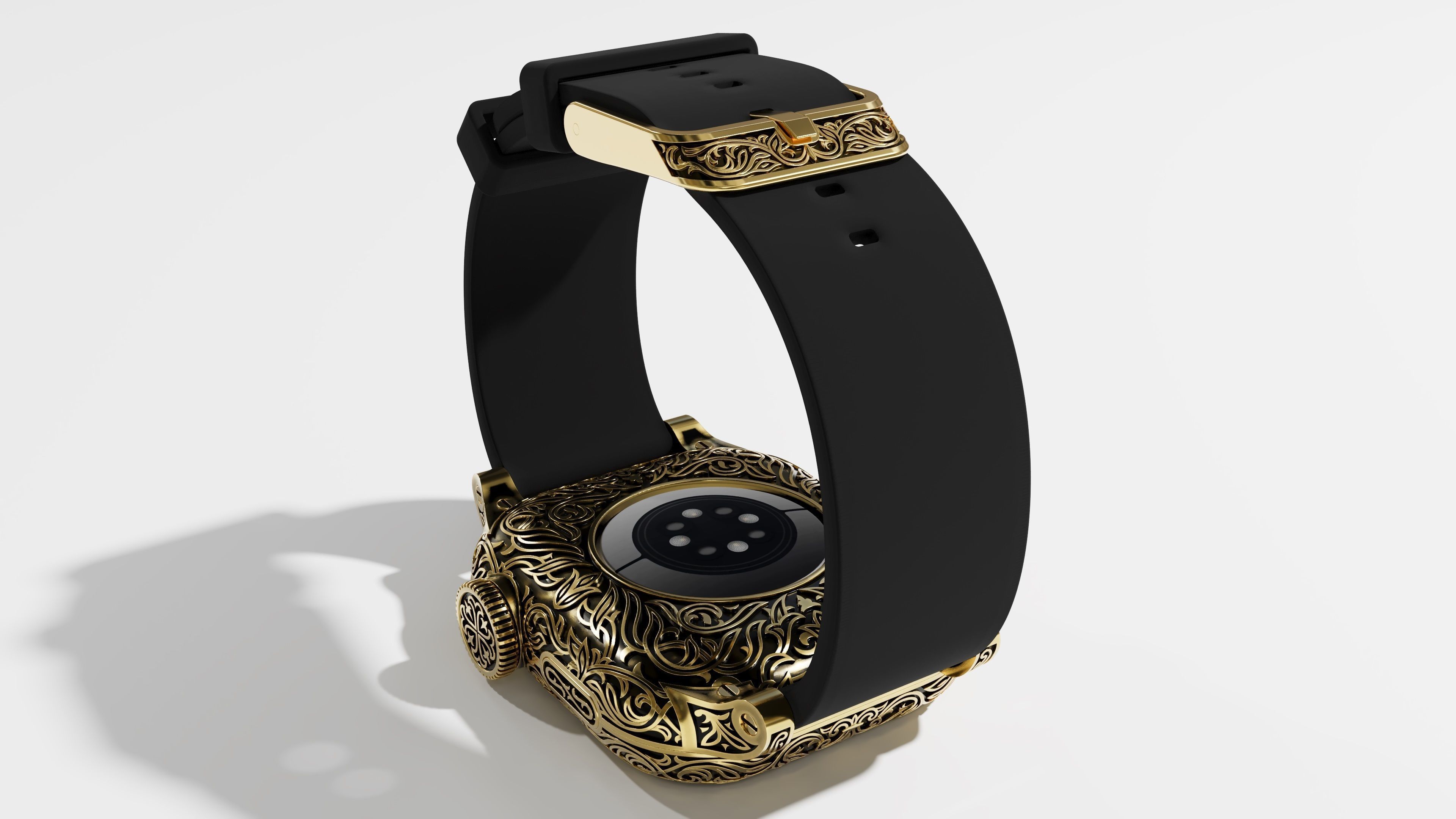 Case for Apple watch 6  40mm 3D print model_11