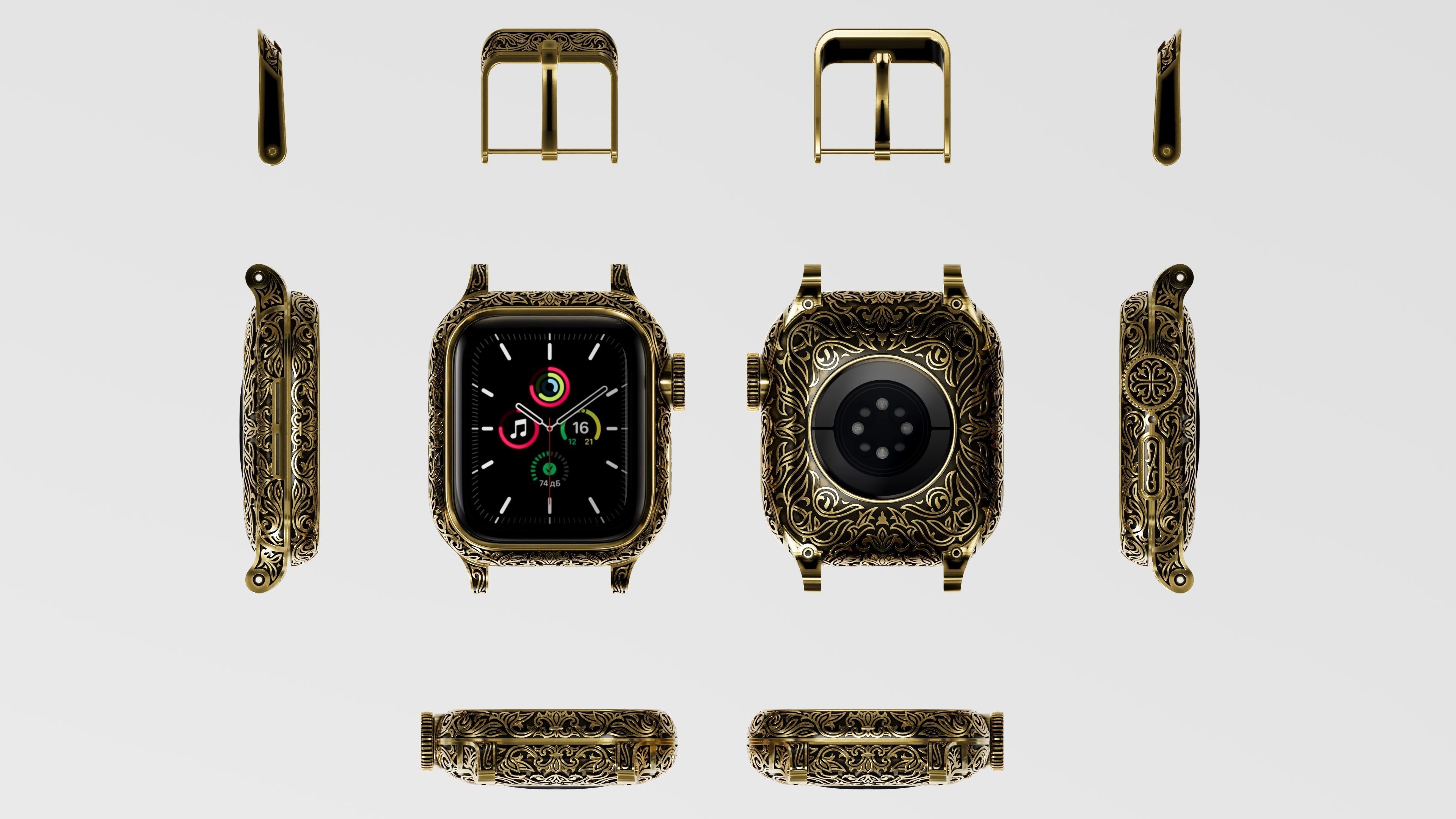 Case for Apple watch 6  40mm 3D print model_8