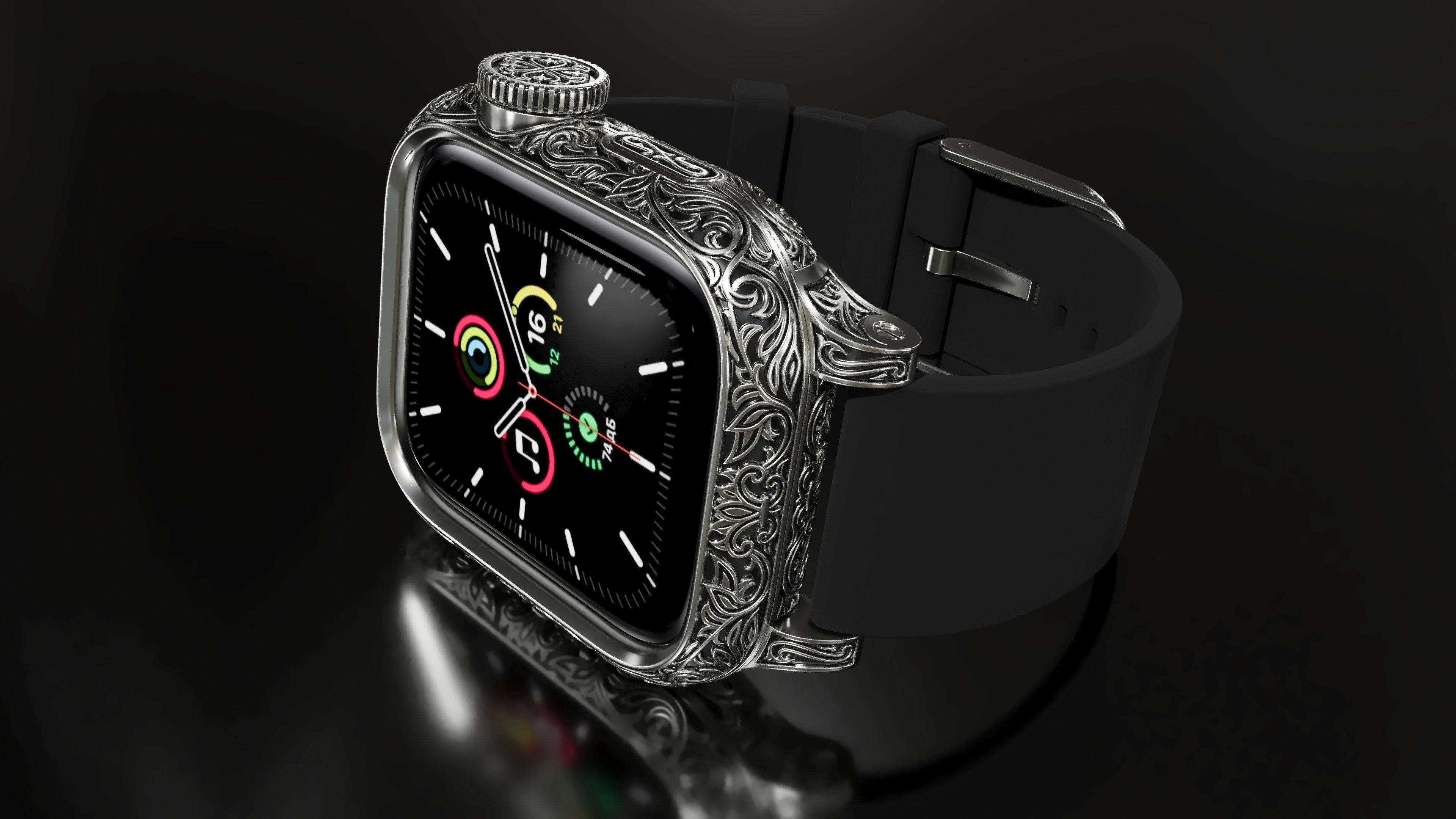 Case for Apple watch 6  40mm 3D print model_4