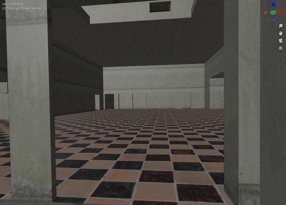 Level map interior - 0 Free low-poly 3D model_3