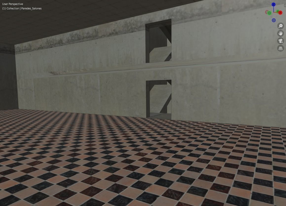 Level map interior - 0 Free low-poly 3D model_1