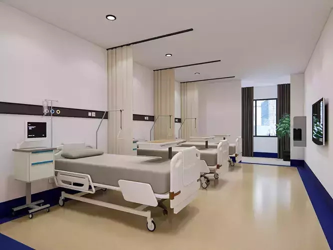 Hospital  ward  Interior  Healthcare unit 3D model