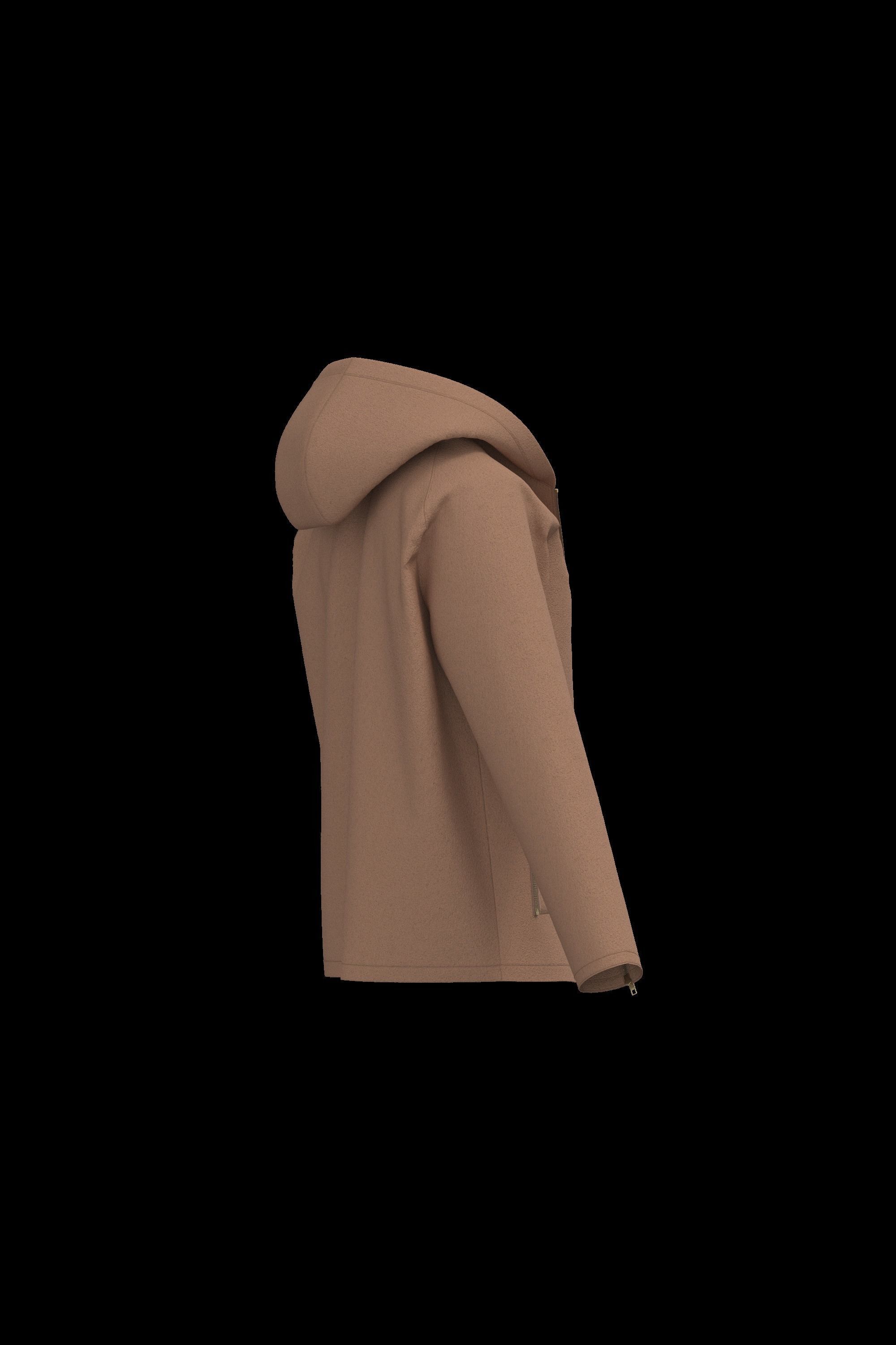 Female raglan coat 3D model_12