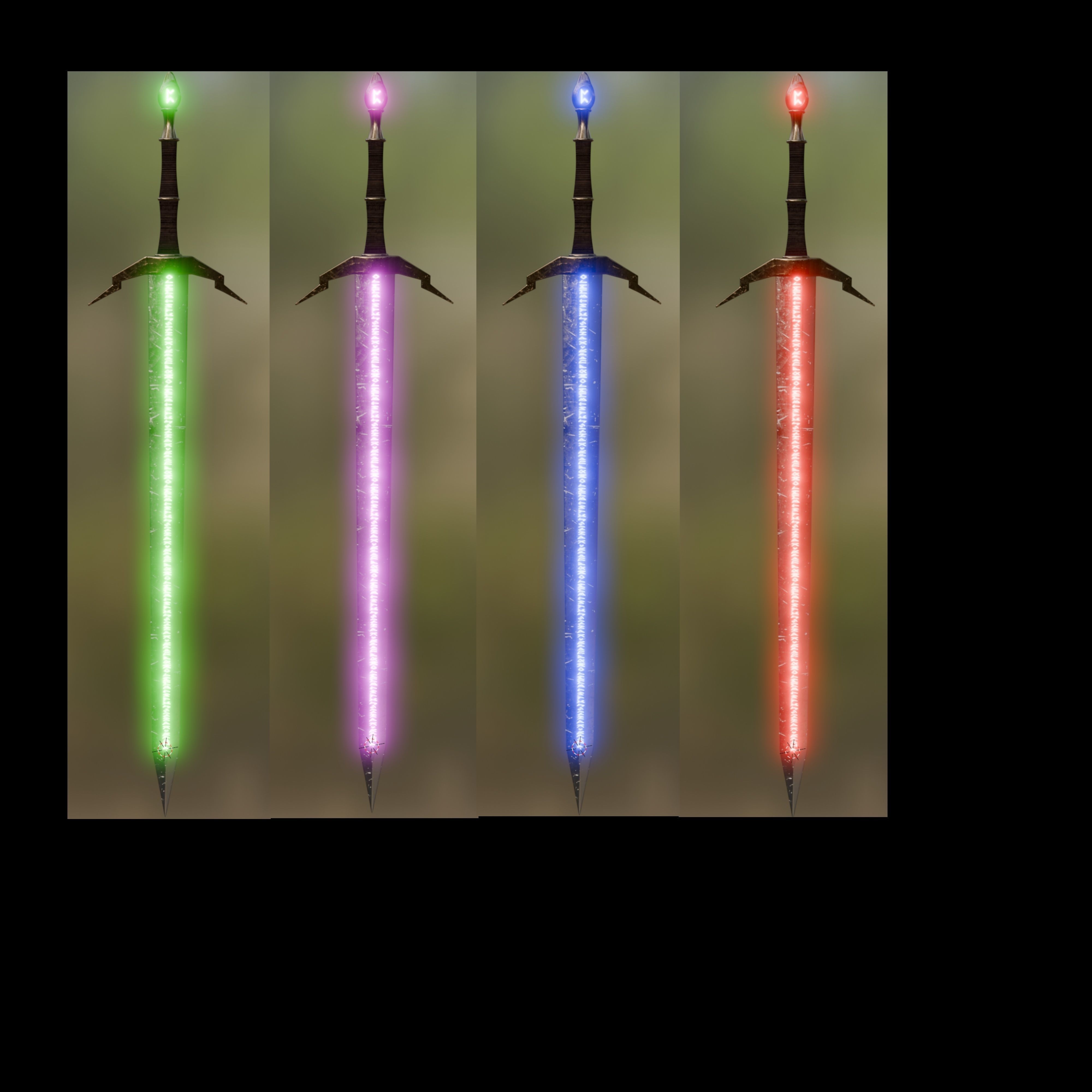 Mythical sword 3D model_3