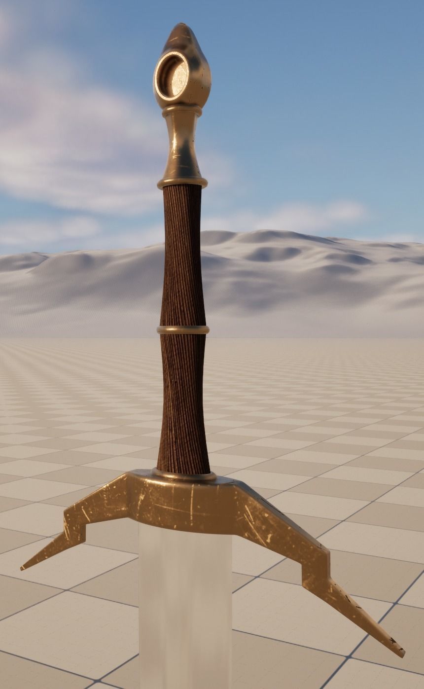 Mythical sword 3D model_8