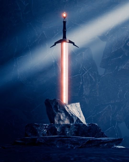 Mythical sword 3D model_9