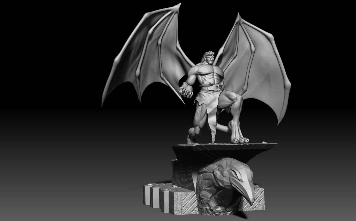 Goliath Gargoyles 3D print model_12