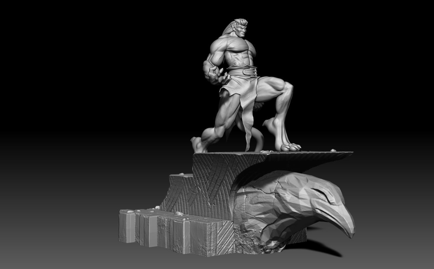 Goliath Gargoyles 3D print model_7