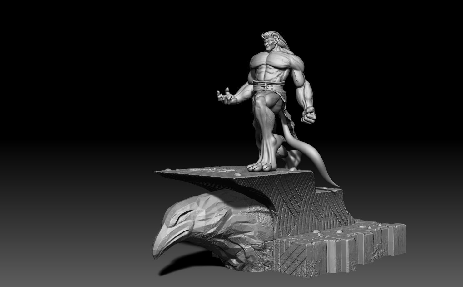 Goliath Gargoyles 3D print model_8