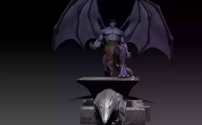 Goliath Gargoyles 3D print model