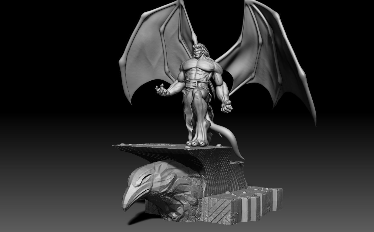Goliath Gargoyles 3D print model_13