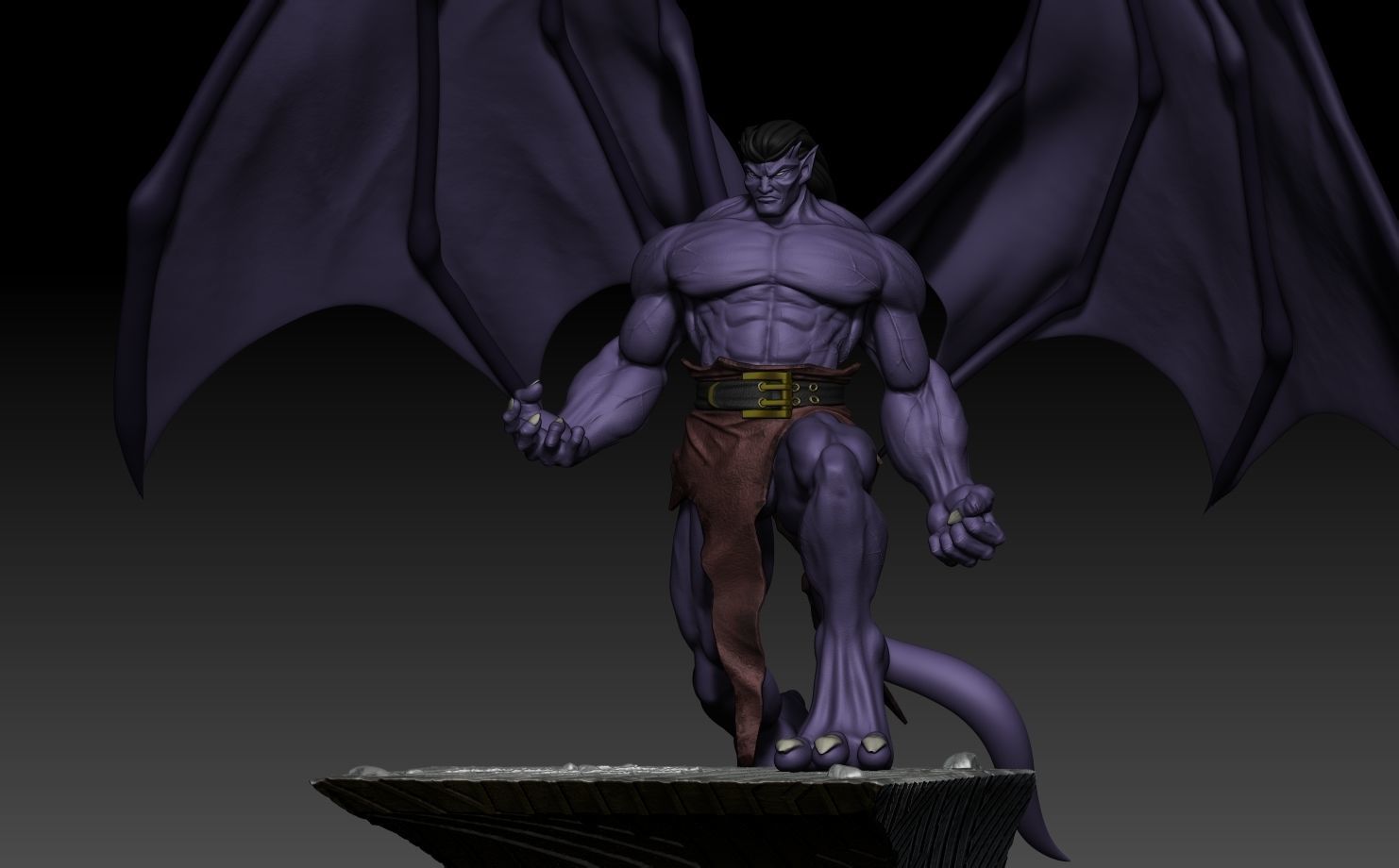 Goliath Gargoyles 3D print model_3