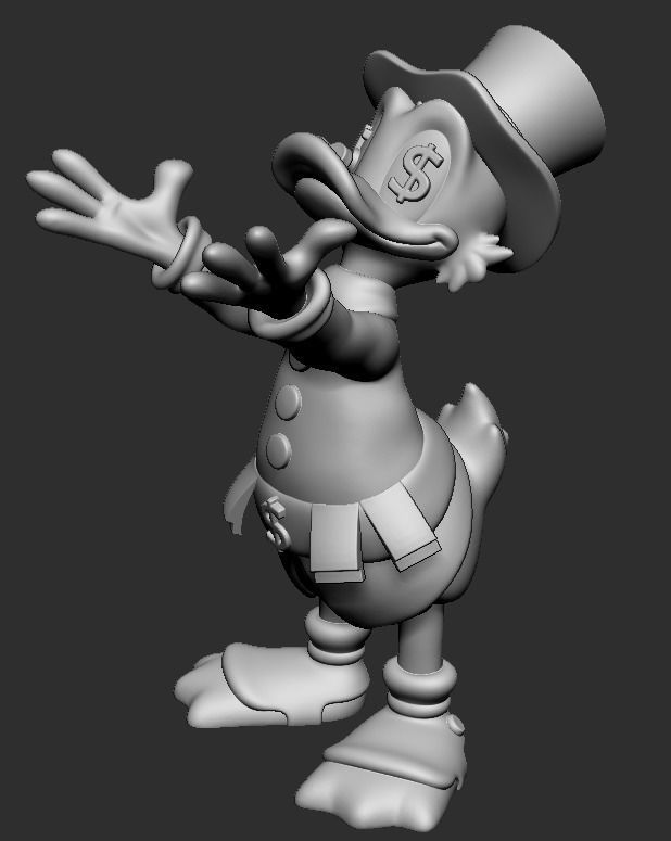 Scrooge McDuck 3D print model_2