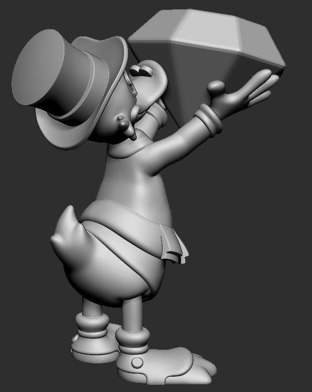 Scrooge McDuck 3D print model_5