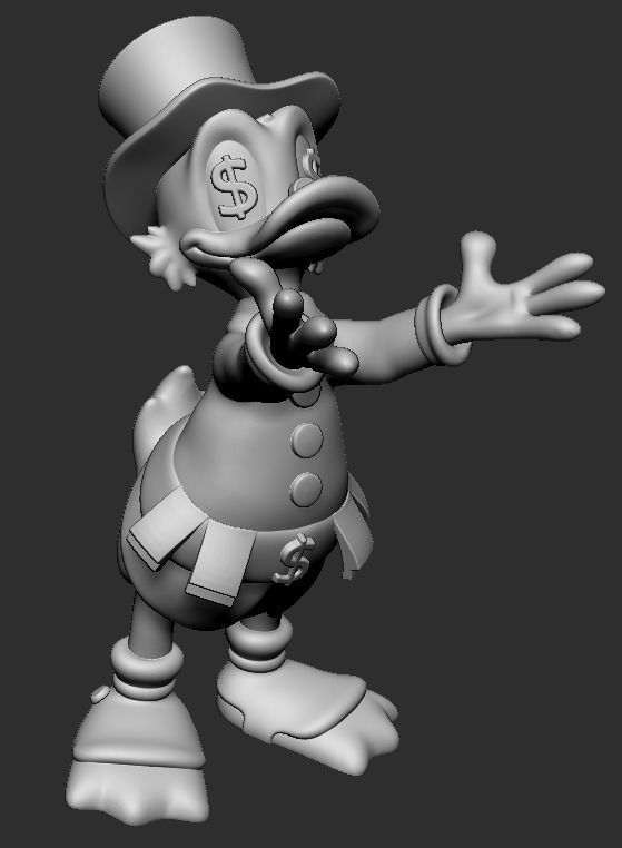 Scrooge McDuck 3D print model_3