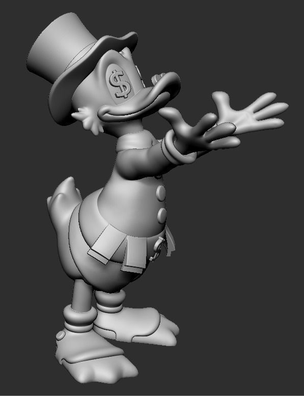 Scrooge McDuck 3D print model_6