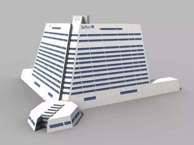 Sharjah Radisson 3D model