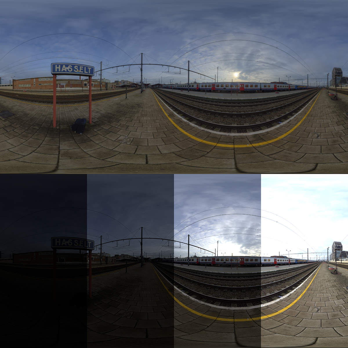 Train Station 3D model_4