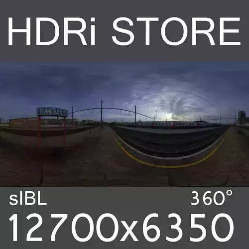 Train Station 3D model