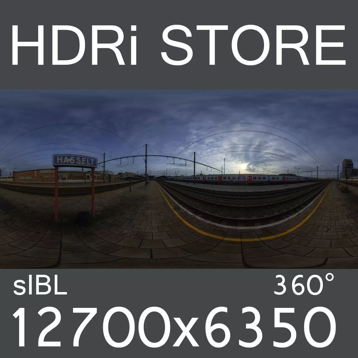 Train Station 3D model_0