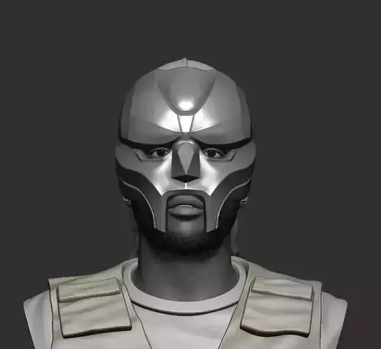 The Weeknd MF DOOM Mask - Bust 3D print model