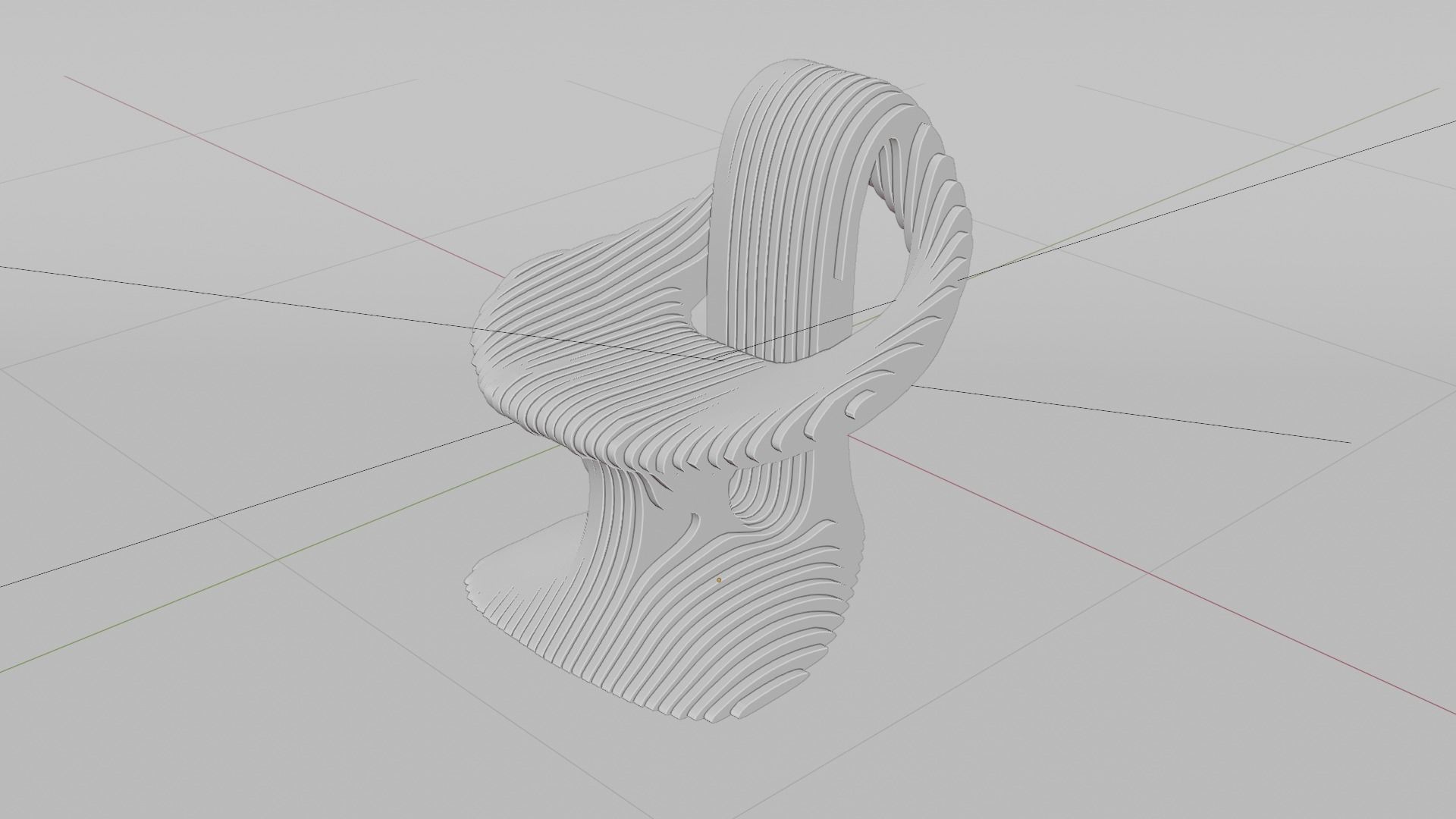 Parametric Chair 3D model_2