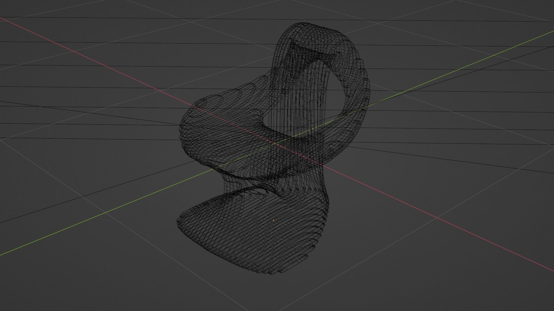 Parametric Chair 3D model_3