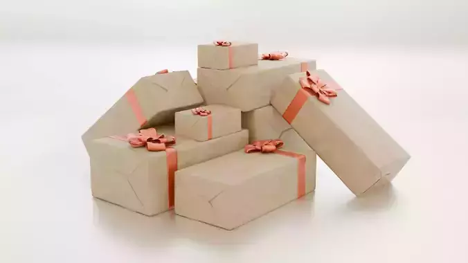 kraft gift wrap