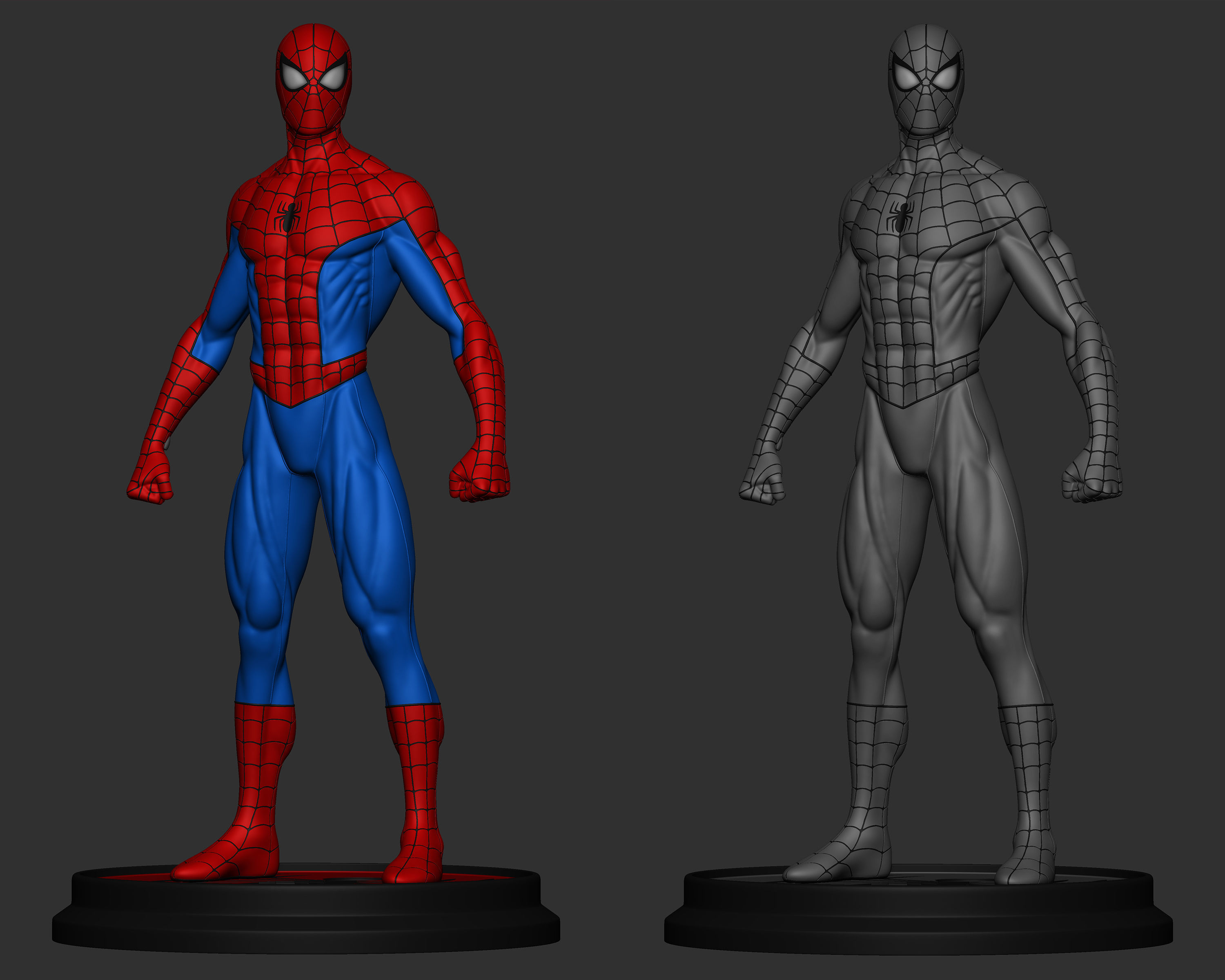 Spider-man Archivo STL Impresion 3D Fan Art 3D print model_1