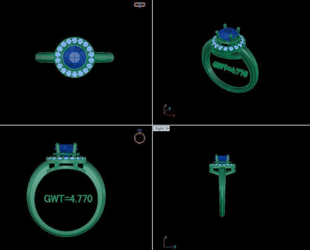 FASION UNIK RING 3D model_3