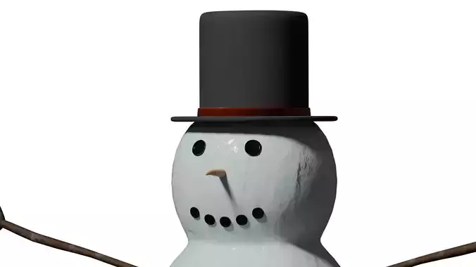 The Snow Man 3D Model - Snowman 2023 