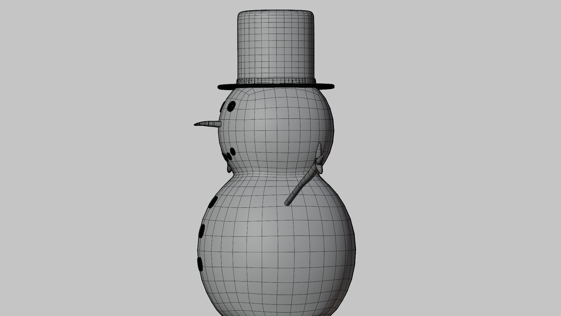 The Snow Man 3D Model - Snowman 2023  3D model_17