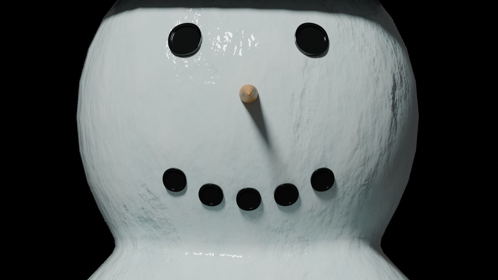 The Snow Man 3D Model - Snowman 2023  3D model_5