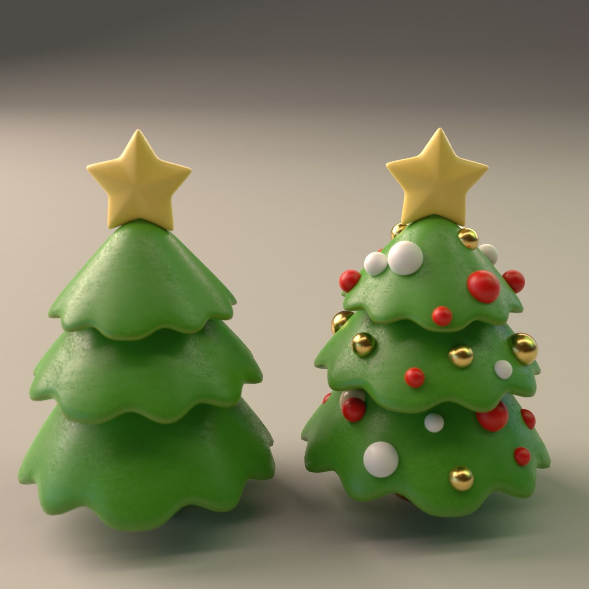 Christmas 3D printing Set 3D print model_3
