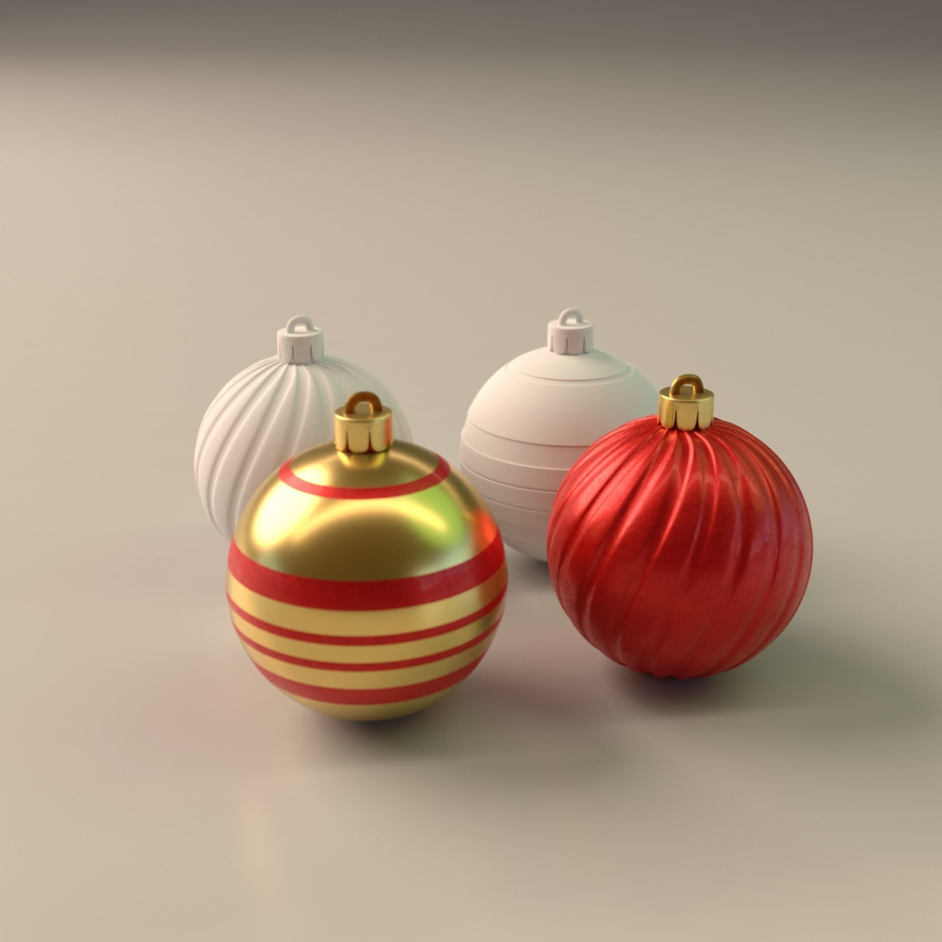 Christmas 3D printing Set 3D print model_5