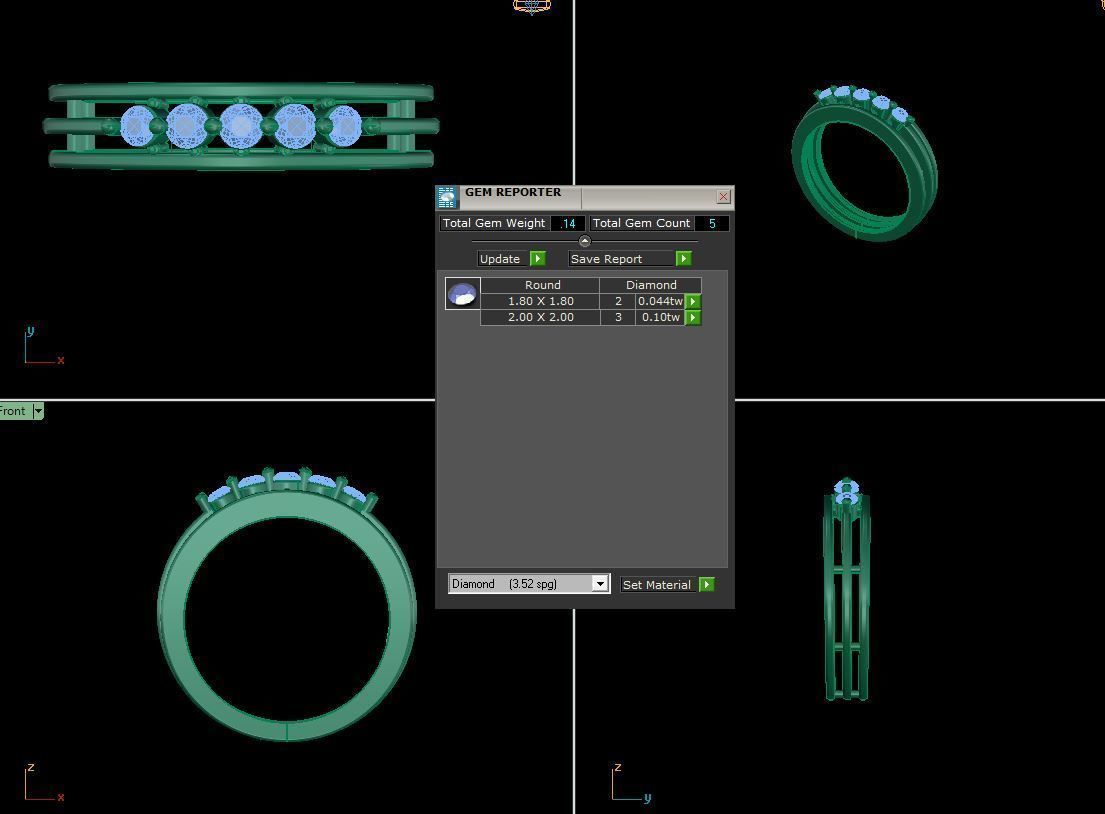 FASION UNIK RING 3D model_1
