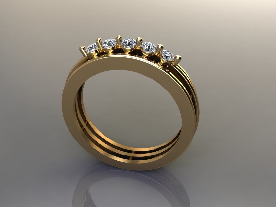 FASION UNIK RING 3D model_3