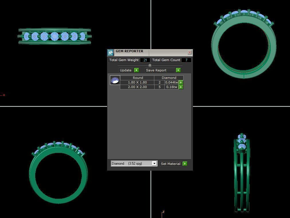 FASION UNIK RING 3D model_3