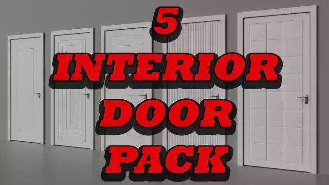 Interior Door Design 5-10 3D model