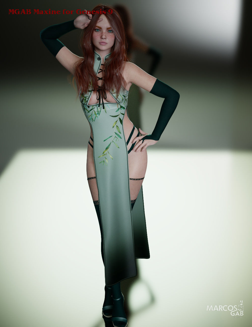 MGAB Maxine for Genesis 9 3D model_7