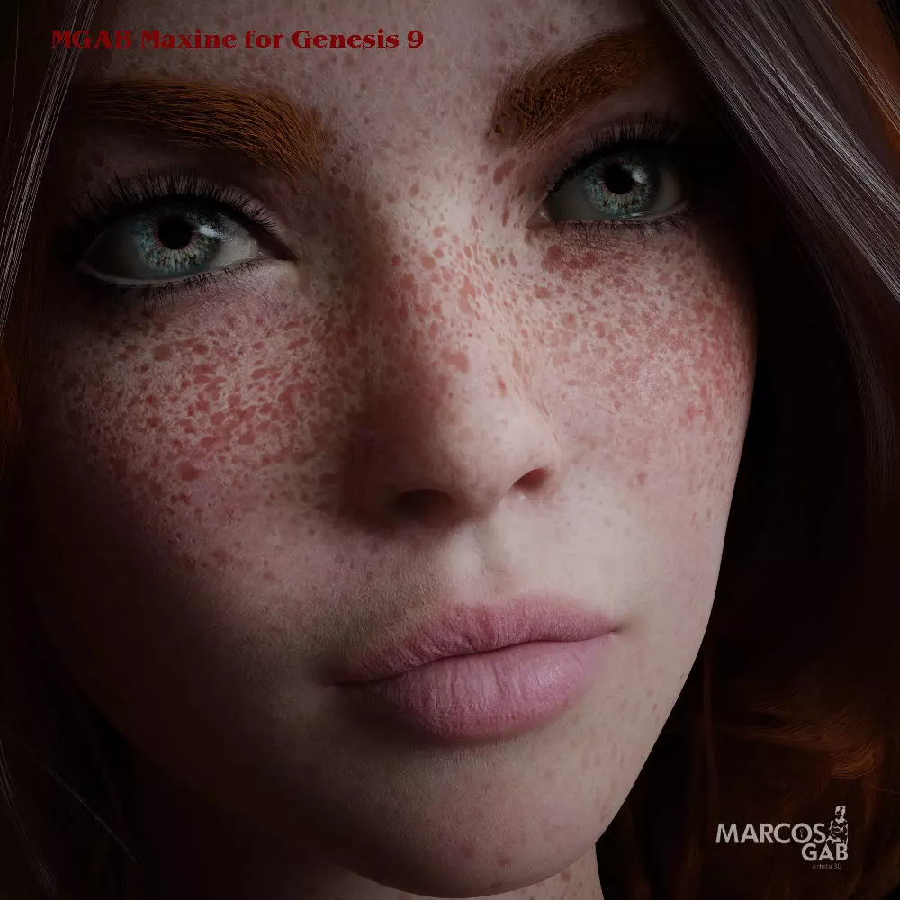 MGAB Maxine for Genesis 9 3D model_0