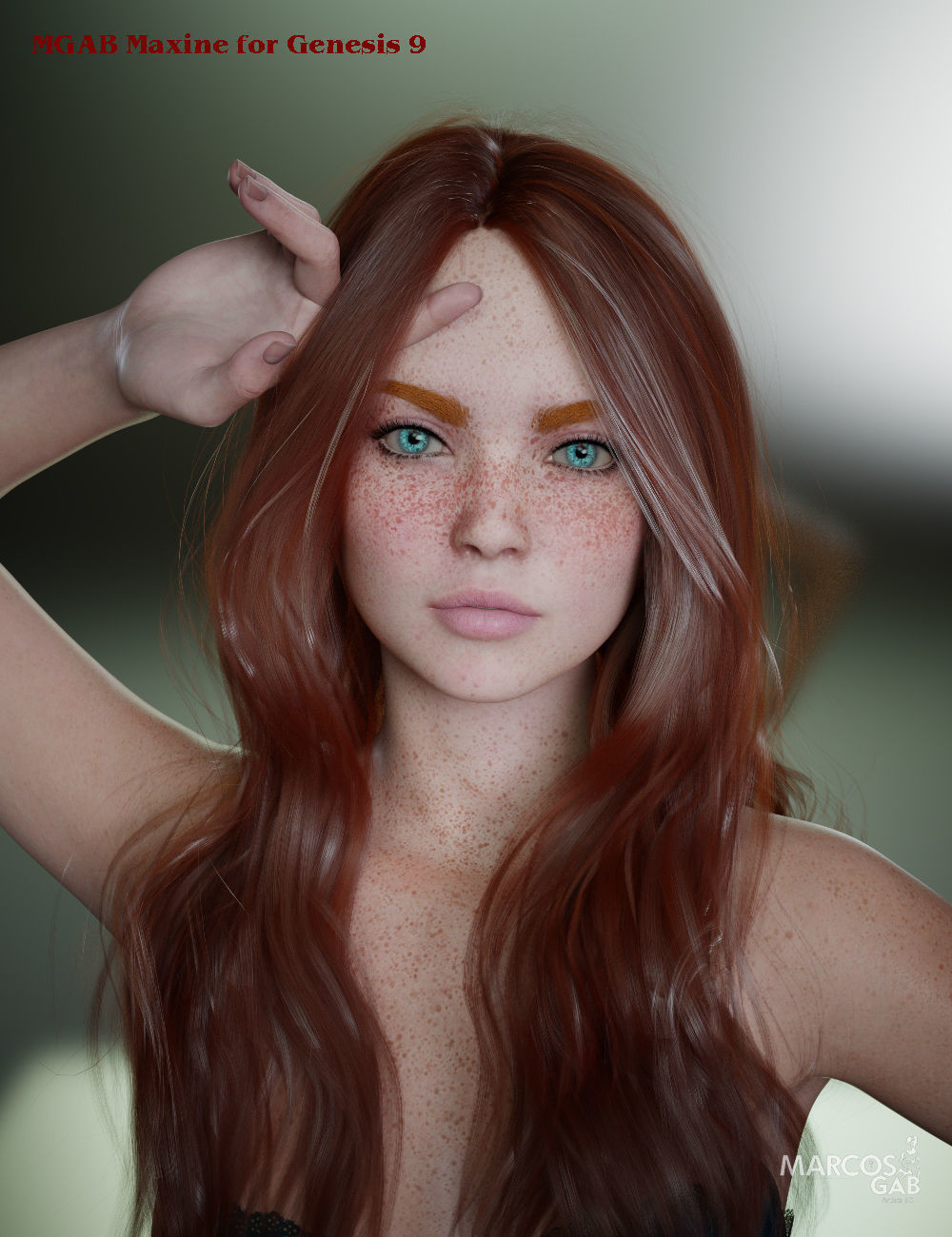 MGAB Maxine for Genesis 9 3D model_11