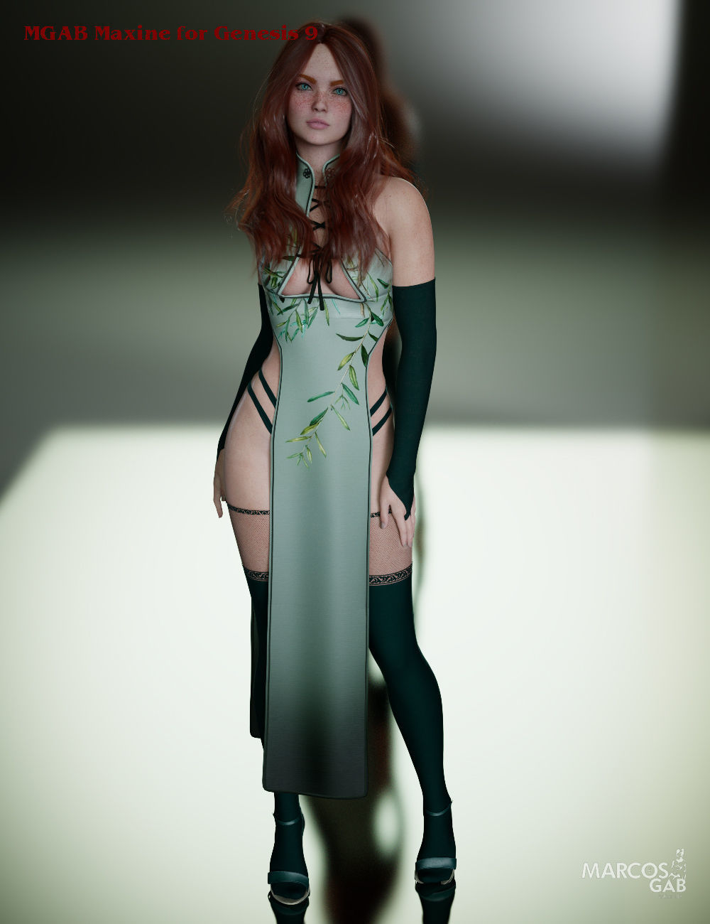 MGAB Maxine for Genesis 9 3D model_10