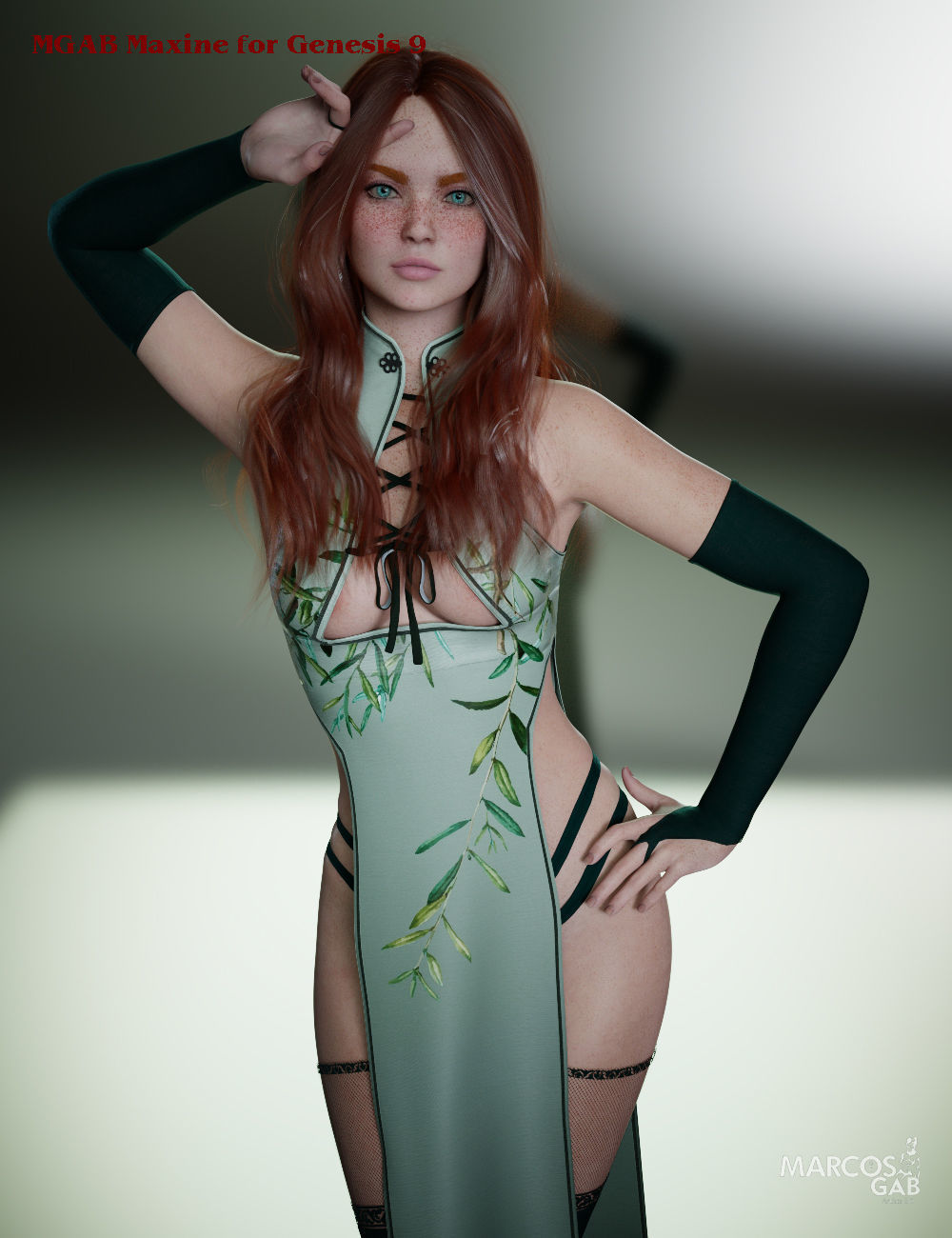 MGAB Maxine for Genesis 9 3D model_13