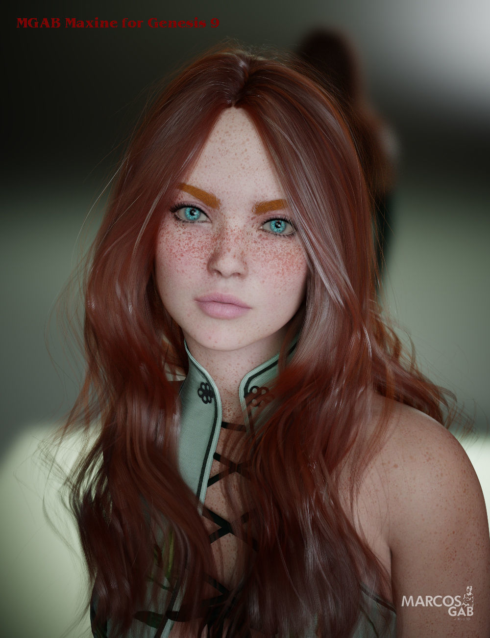 MGAB Maxine for Genesis 9 3D model_8